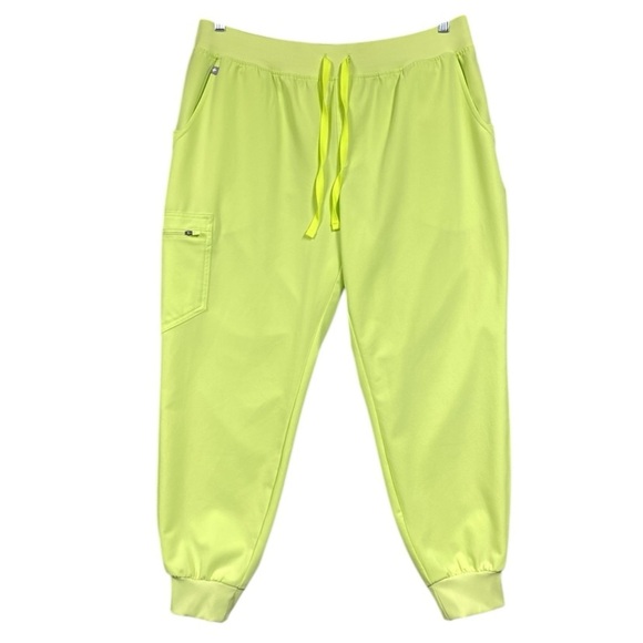 Figs Zamora Jogger Scrub Pants Size XL Petite Sea Mist Green - Picture 1 of 9